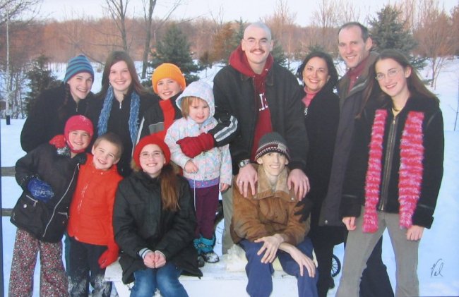 Picture of our family a couple of days before Johnny
